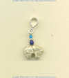 Fossil coral Zuni bear sterling silver leverback earrings with turquoise heishi and lapis lazuli gemstone accents.				
 - Click for a larger picture